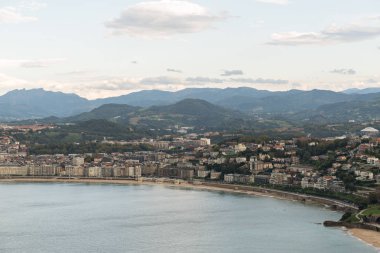 San Sebastian (İspanya la concha Beach ayrıntıları)
