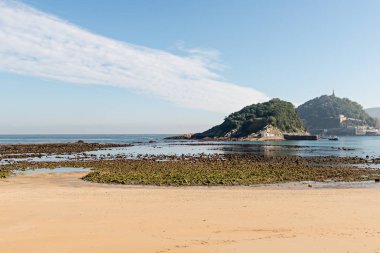 San Sebastian (İspanya la concha Beach ayrıntıları)