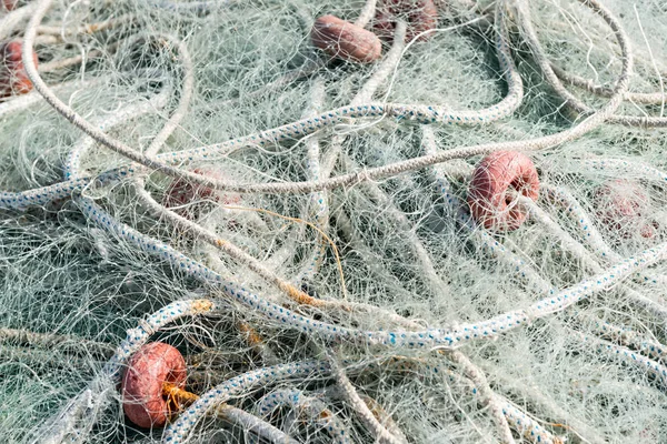 Netten voor de vissersboten — Stockfoto