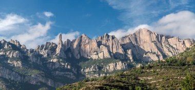 Mountain Montserrat in Catalunya (İspanya))