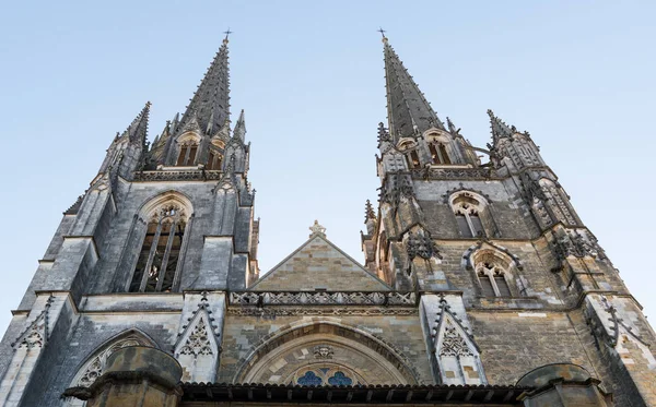 Different details of the Bayonne Cathedral in France — Stock Photo, Image