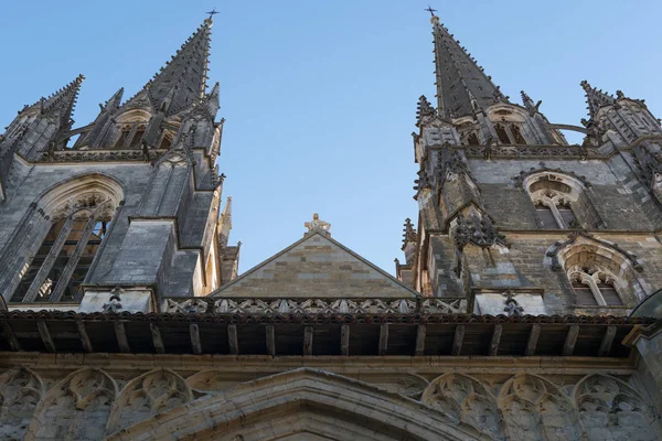 Різні докладна інформація про Байонна собор у Франції — стокове фото