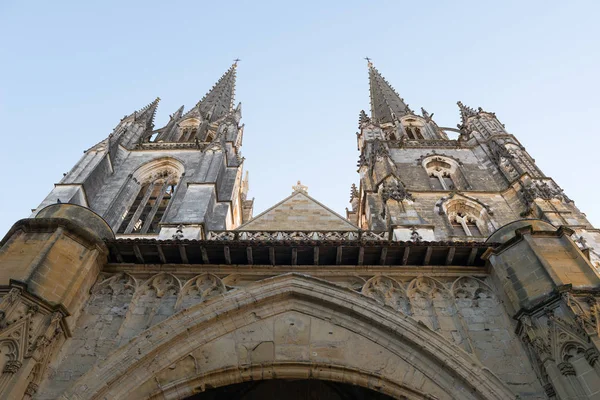 Different details of the Bayonne Cathedral in France — Stock Photo, Image