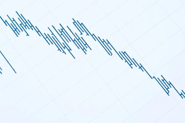 Detalhe gráficos bolsa de valores — Fotografia de Stock