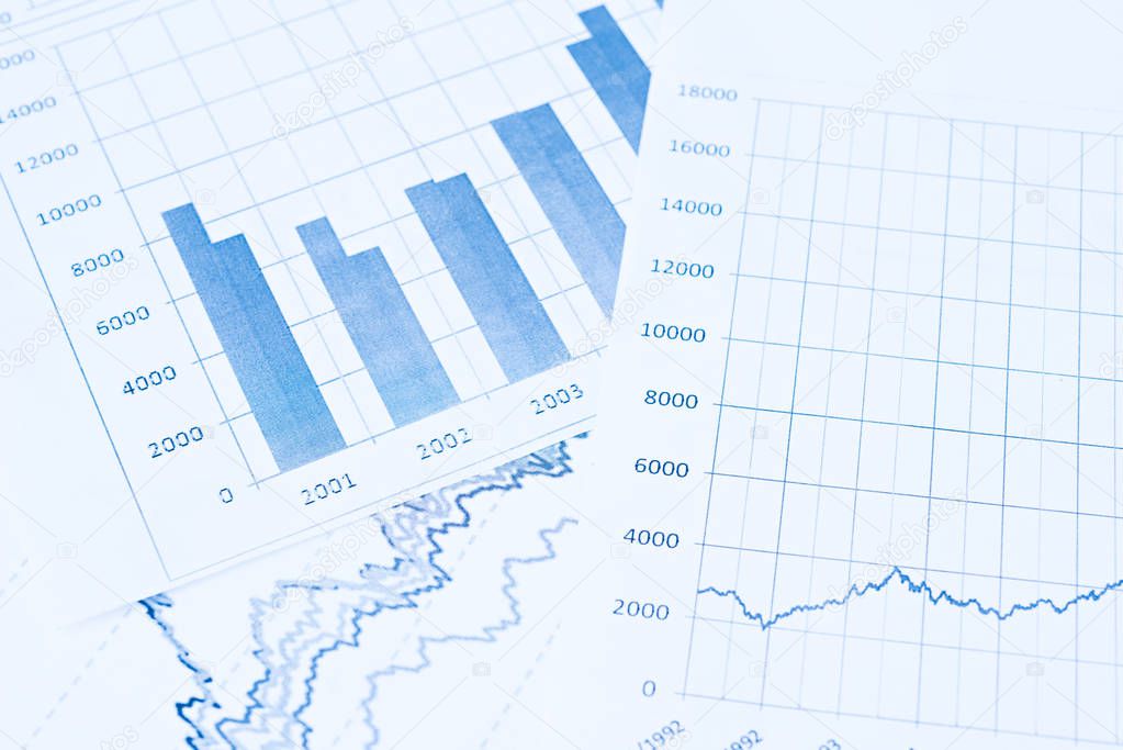 Detail graphics stock exchange