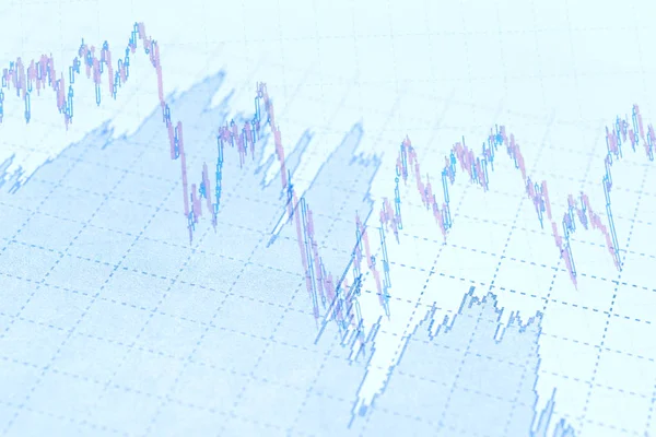 세부 그래픽 증권 거래소 — 스톡 사진