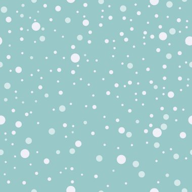 Seamless modeli. Düşen kar, kar taneleri mavi vektör arka plan.