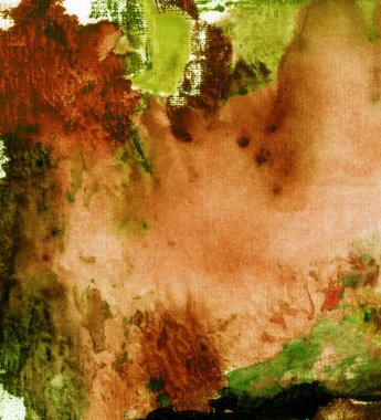 Soyutlama arka plan turuncu-zeytin noktalar ile kahverengi