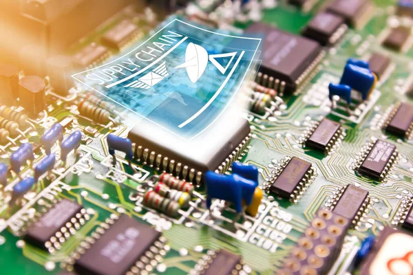 Elektrik devreleri ve elektronik devre kartları.