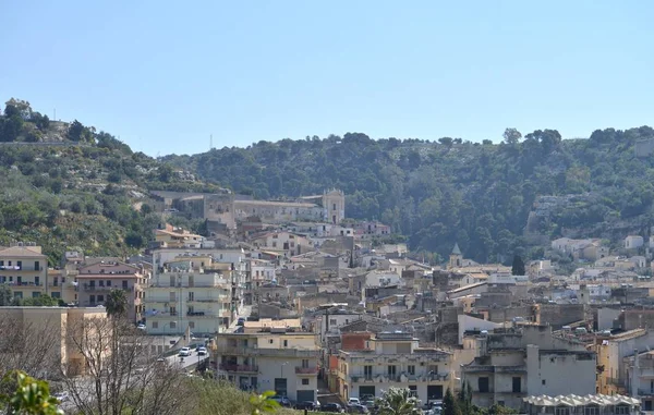 Vacker Utsikt Över Scicli Ragusa Sicilien Italien Europa Världsarv — Stockfoto