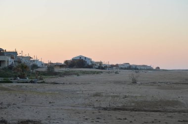 Gündoğumu, Akdeniz, Scicli, Ragusa, Sicilya, Italya, Avrupa sırasında Donnalucata Promenade