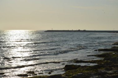 Güzel Sicilya Seascape, Akdeniz, Donnalucata, Scicli, Ragusa, Italya, Avrupa