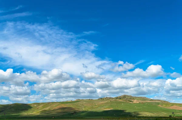 Green Szicíliai Hills Caltanissetta Olaszország Európa — Stock Fotó