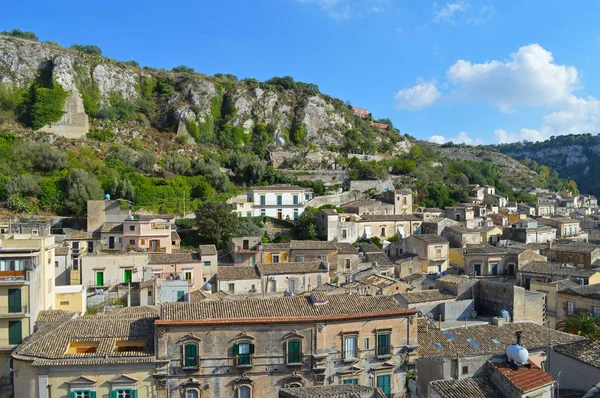 Modica Cityscape, Ragusa, Sicilya, İtalya, Avrupa, Dünya Mirası