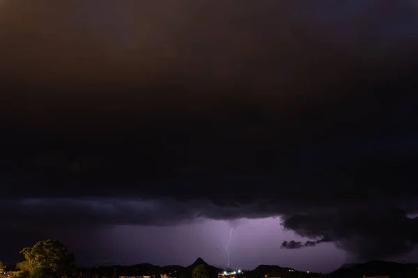 Мбаппе Lightning Mazzarino Caltanissetta Sicily Италия Европа — стоковое фото