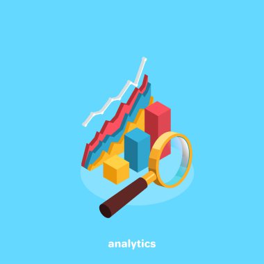 grafik ve Büyüteç Camı, izometrik görüntü