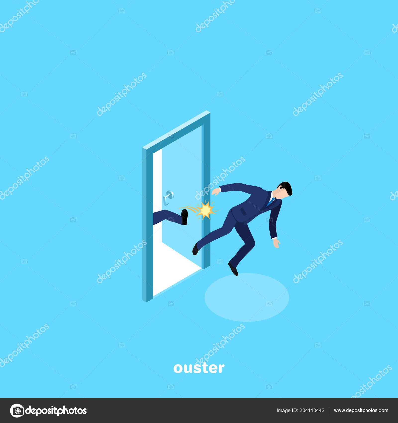 Kicked Out Stock Illustrations – 158 Kicked Out Stock Illustrations,  Vectors & Clipart - Dreamstime