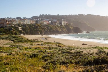 San Francisco 'daki sahil evleri.