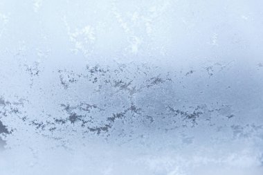 Cam ayaz izi. Rakam soğuk havanın yapılır.