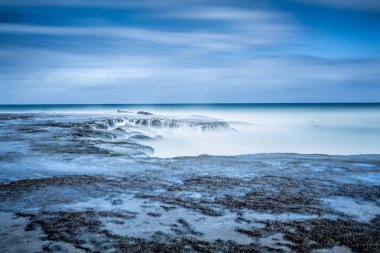 Long exposure at Anglesea beach, just off the Great Ocean Road in Victoria, Australia clipart