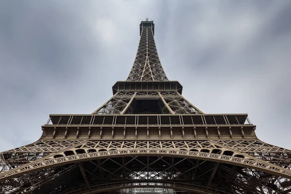 Vista Cerca Famosa Torre Eiffel París Francia — Foto de Stock