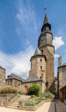 Saat Kulesi Dinan, Brittany, Fransa