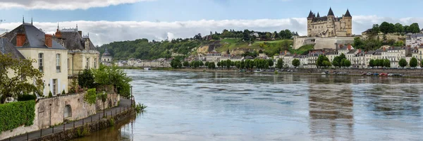 Vue Panoramique Saumur Ville Maine Loire — Photo