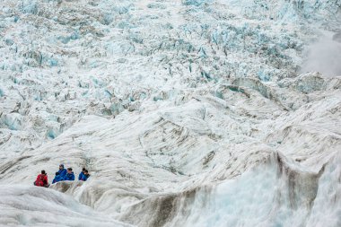 Franz Josef Glacier Yeni Zelanda 22nd Aralık 2014: Helikopter yürüyüşlere Franz Josef Glacier, South Island, Yeni Zelanda