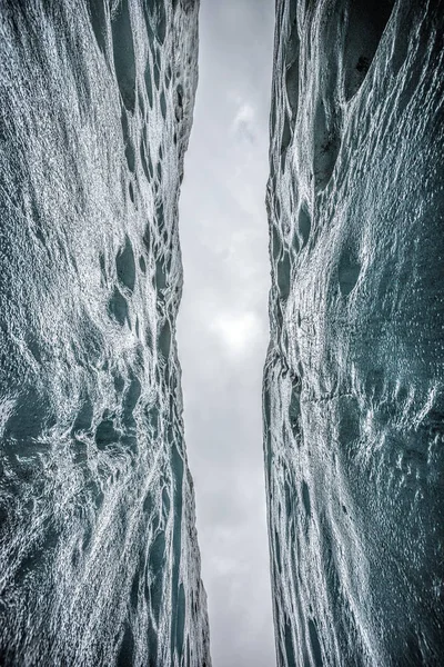 Formações Gelo Geleira Franz Josef South Island Nova Zelândia — Fotografia de Stock