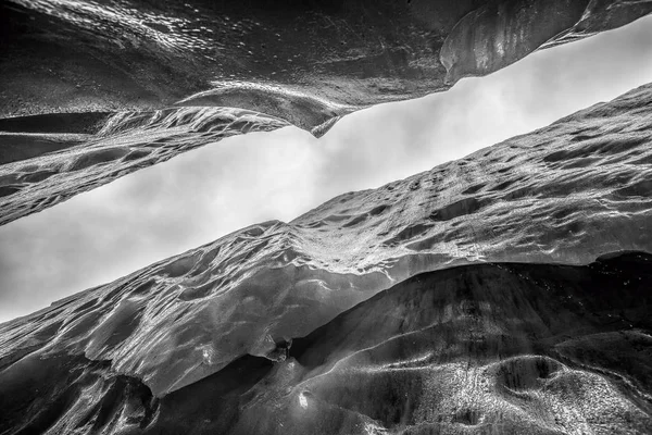Buz Oluşumları üzerinde Franz Josef Glacier, South Island, Yeni Zelanda
