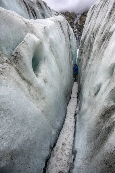 Franz Josef Glacier Yeni Zelanda 22nd Aralık 2014: Helikopter yürüyüşlere Franz Josef Glacier, South Island, Yeni Zelanda