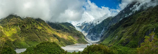 Franz Josef Ledovec Jižní Ostrov Nový Zéland — Stock fotografie