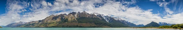 Panoramatický Pohled Glenorchy Jezero Wakatipu Jižní Ostrov Nový Zéland — Stock fotografie