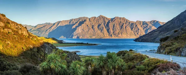 Vue Panoramique Lac Wanaka Île Sud Nouvelle Zélande — Photo