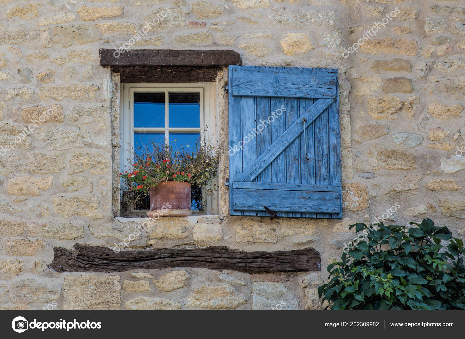 Window Blue Shutter Provence France Stock Photo by Michael6882