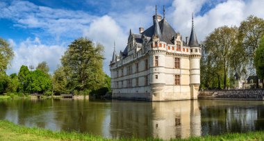 Azay le Rideau Fransa 11th Mayıs 2013: güzel chateau Azay le Rideau içinde Loire, Fransa adlı