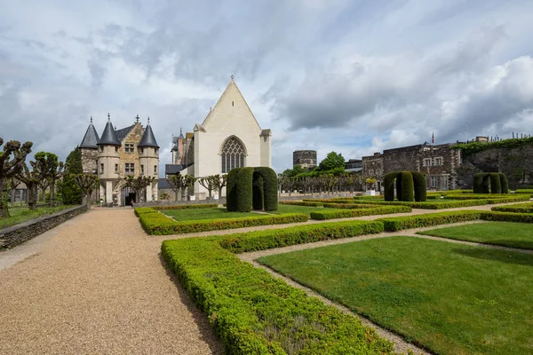 Capilla Del Castillo Angers Del Siglo Castillo Ciudad Angers Valle —  Fotos de Stock