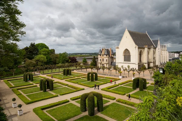 Capela Século Chateau Angers Castelo Cidade Angers Vale Loire Dpartement — Fotografia de Stock