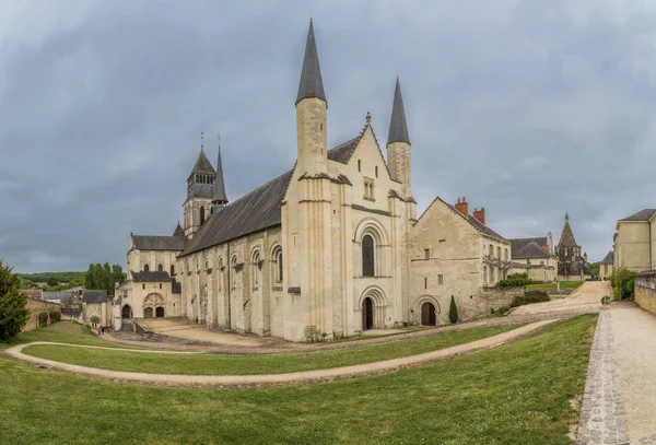 Die Königliche Abtei Unserer Dame Von Fontevraud Ein Ehemaliges Kloster — Stockfoto