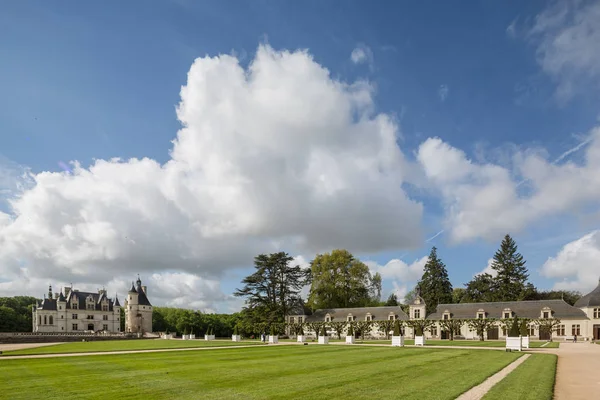 Impresionante Chateau Chenonceau Castillo Más Visitado Fotografiado Del Valle Del —  Fotos de Stock