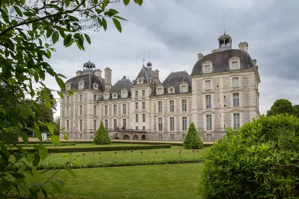 Vista Traseira Tthe Chateau Cheverny Pousada Vale Loire França — Fotografia de Stock