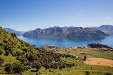 Roy'un tepe parça, south Island, Yeni Zelanda başlangıcı manzaraya görünümünü