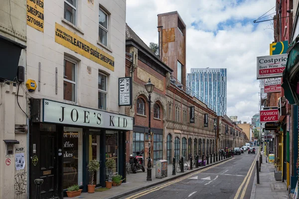 Londen Juni 2015 Cafe Straatmening Brick Lane Londen — Stockfoto