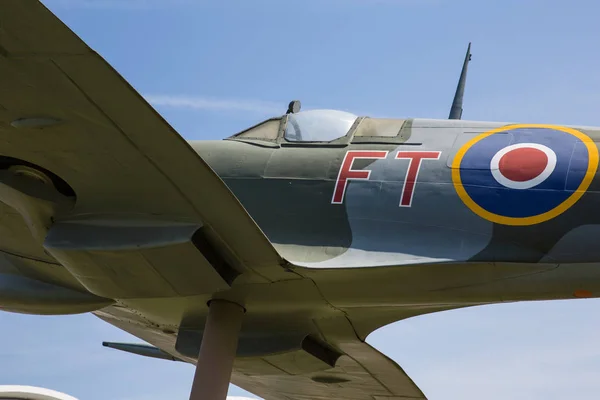 London June 11Th 2015 Spitfire Exhibit Raf Museum Hendon London — Stock Photo, Image