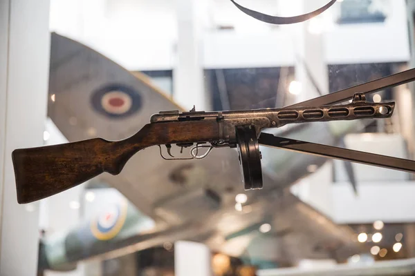 Лондон Великобритания Июня 2015 Российская Выставка Пистолетов Ppsh Имперском Военном — стоковое фото
