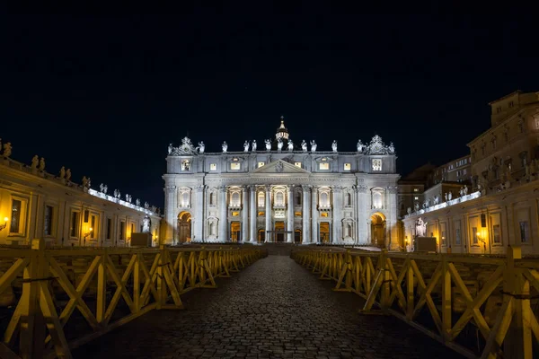 Roma Italia Junio 2015 Vista Catedral Basílica San Pedro Desde — Foto de Stock