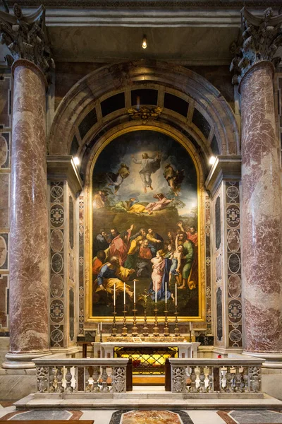 Roma Italia Junio 2015 Obras Arte Alteración Dentro Catedral San —  Fotos de Stock
