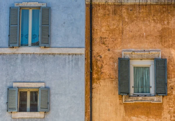 Detalles Ventana Piazza Della Rotunda Roma Italia —  Fotos de Stock