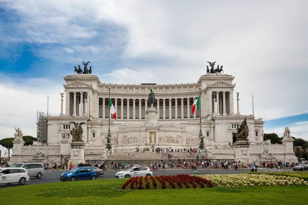 Roma Giugno 2015 Veduta Frontale Del Monumento Vittorio Emanuele Affettuosamente — Foto Stock