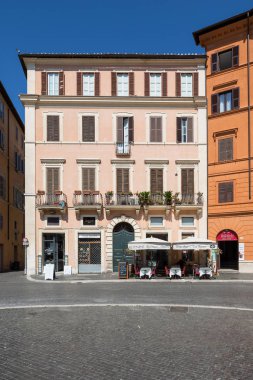 Roma İtalya 28th Haziran 2015: Piazza Navona, Roma, turist reataurants